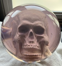 Vtg ebonite skull bowling ball - vtg,