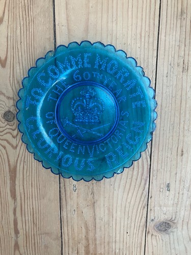 Vintage blue queen victoria - vintage,