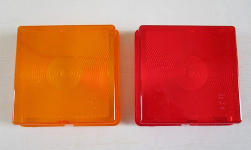Amber red indicator tail - &, /