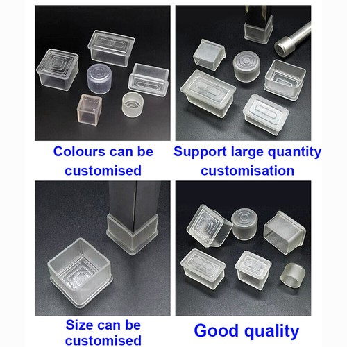 Chair leg cap clear - leg,