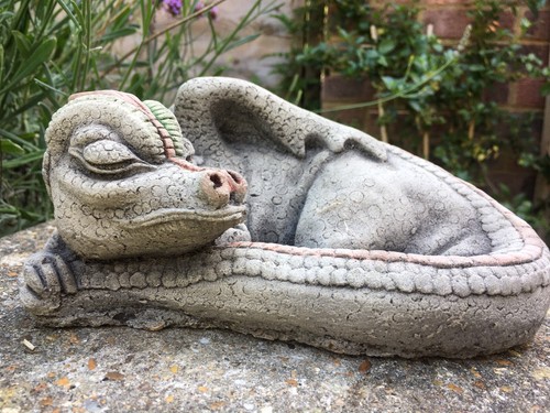 Sleeping dragon garden - dragon,