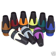 2x Neutrik Coloured XLR Boots. XX Series BXX Marking. Colour Coded Bushing. PAIR