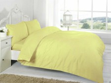 Luxury Plain Dyed Duvet Cover Single Double King Size Quilt Covers Bedding Set