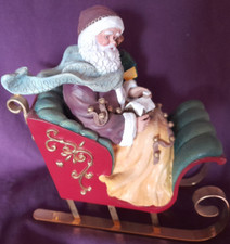 Thomas Kinkade St Nicholas Collection - Santa in Sleigh - Christmas holidays