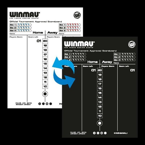 Winmau dry wipe darts - wipe,