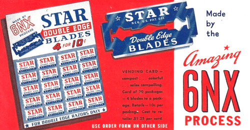Star double edge - edge, razor