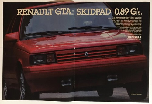 1987 renault gta - gta, print