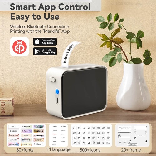 Bluetooth label maker machine - label,
