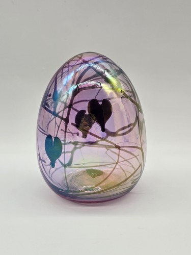 Fenton hanging hearts egg - fenton,