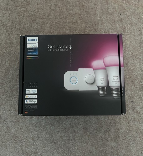 Philips hue e27 starter - kit, 2x