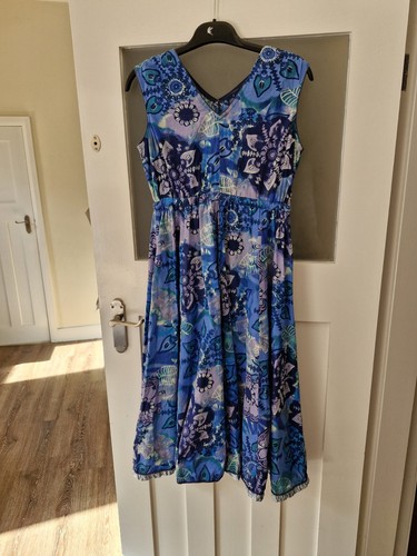 Vintage phool abstract blue - abstract,
