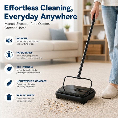 Eyliden compact carpet sweeper - carpet,
