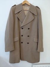 CROMBIE COAT 42 BROWN DOUBLE