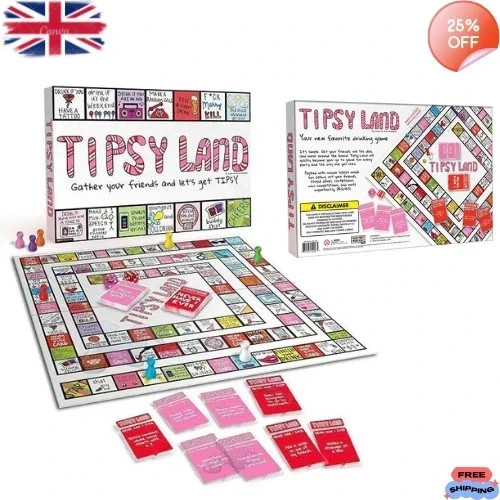 Tipsy land drinking game for - tipsy,