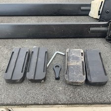 Farad Wing Black Aluminium Roof Bars Set for Ford S-Max (No Glass Roof) 15-23