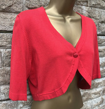 Ladies M&S Red 1/2 Sleeve