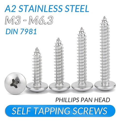 Stainless steel phillips - a2,