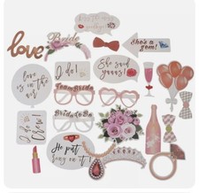 23PCS Photo Booth Props