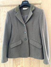 Dublin Tweed Riding Jacket Child 16 Brown Herringbone Hacking Equestrian