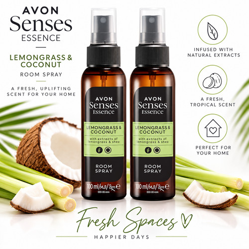 Avon senses essence lemongrass - senses,