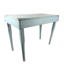 Old Small Wood Table Tapered
