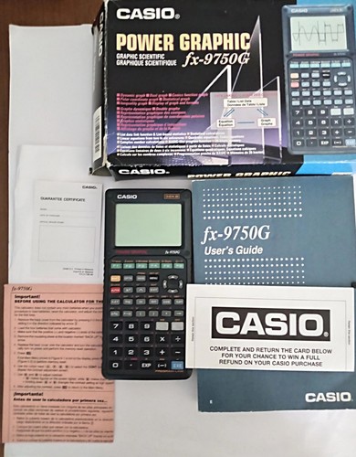 Vintage casio 9750g - fx-9750g, 32kb