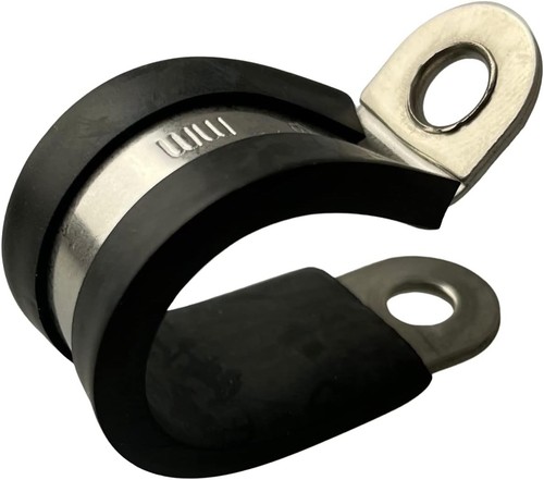 Rubber lined clips cable - rubber,