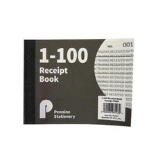 Receipt Book - 1 to 100