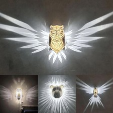 3D Animal Owl Wall Light 3D