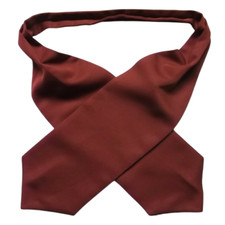 Cravat Cravats Wedding Ascot Self Tie Formal Ruche Solid Plain Mens