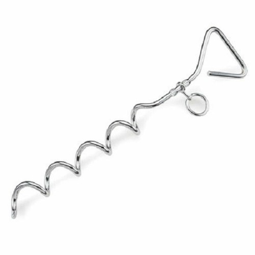 Dog stake spiral tether anchor - stake,