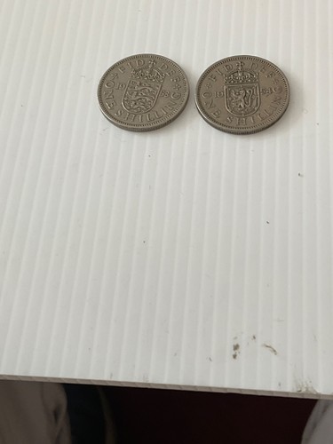 Two one shilling - gb, from