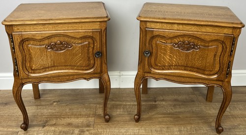 Pair bedside tables vintage - tables,