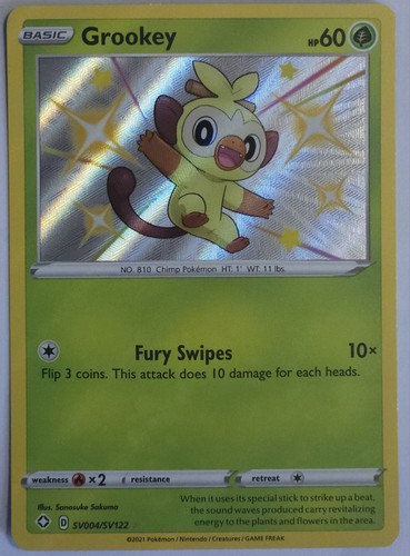 Grookey sv004 sv122 shiny rare - sv004/sv122,
