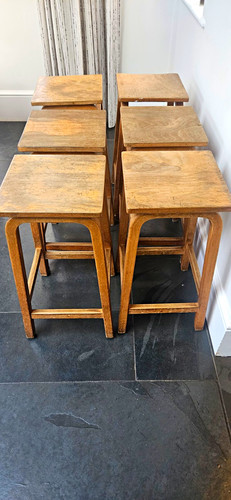 Vintage science lab stools - science,