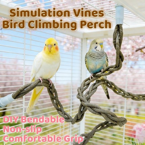 Simulation vines bird climbing - bird,