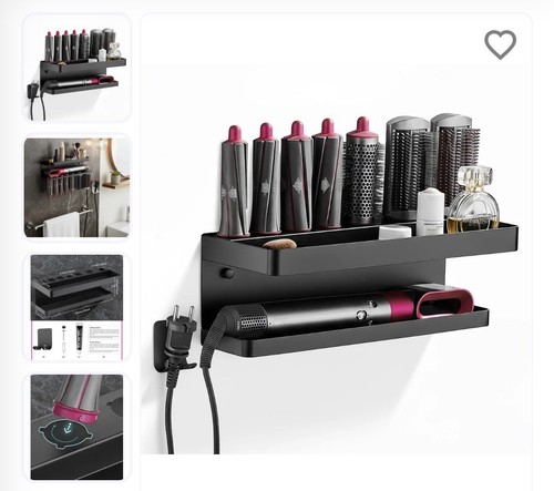 Hair dryer holder wall - holder, mount