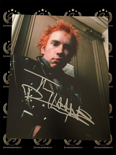 Signed john lydon johnny - john,