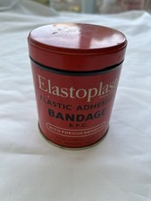 Vintage Elastoplast Adhesive Bandage Tin And Contents