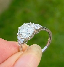 3.50CT OLD CUT  DIAMOND Solitaire RING from Fine Antique Diamonds