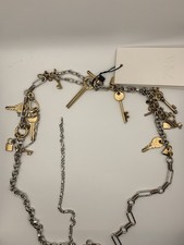 Zara Contrasting Metal Key