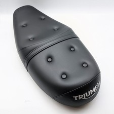 Black Comfort Seat "KING & QUEEN" Original A2310734 Triumph Bonneville T100/T120