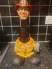 Direct Connection Wine Holder Fireman Holding Cat 6”