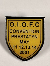 Queen Freddie Mercury Badge Pin  Official International Convention Fanclub 2001