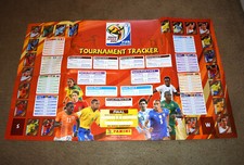 " PANINI " 2010 FIFA WORLD CUP SOUTH AFRICA  TOURNAMENT TRACKER + 22/24 STICKERS