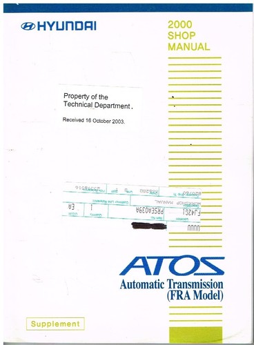 Hyundai atos original 2000 - atos,