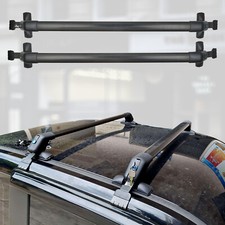 2x Rack Cross Bar Black Roof