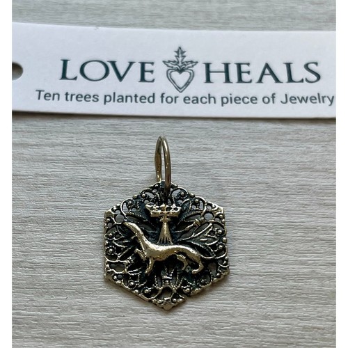Love heals french - love, bronze
