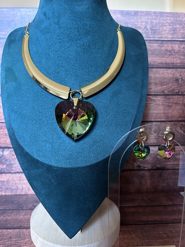 Tjc gold tone aurora borealis - gold,