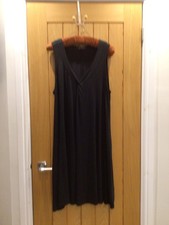 Soft & Floaty Black M&S Collection Dress - Size 16